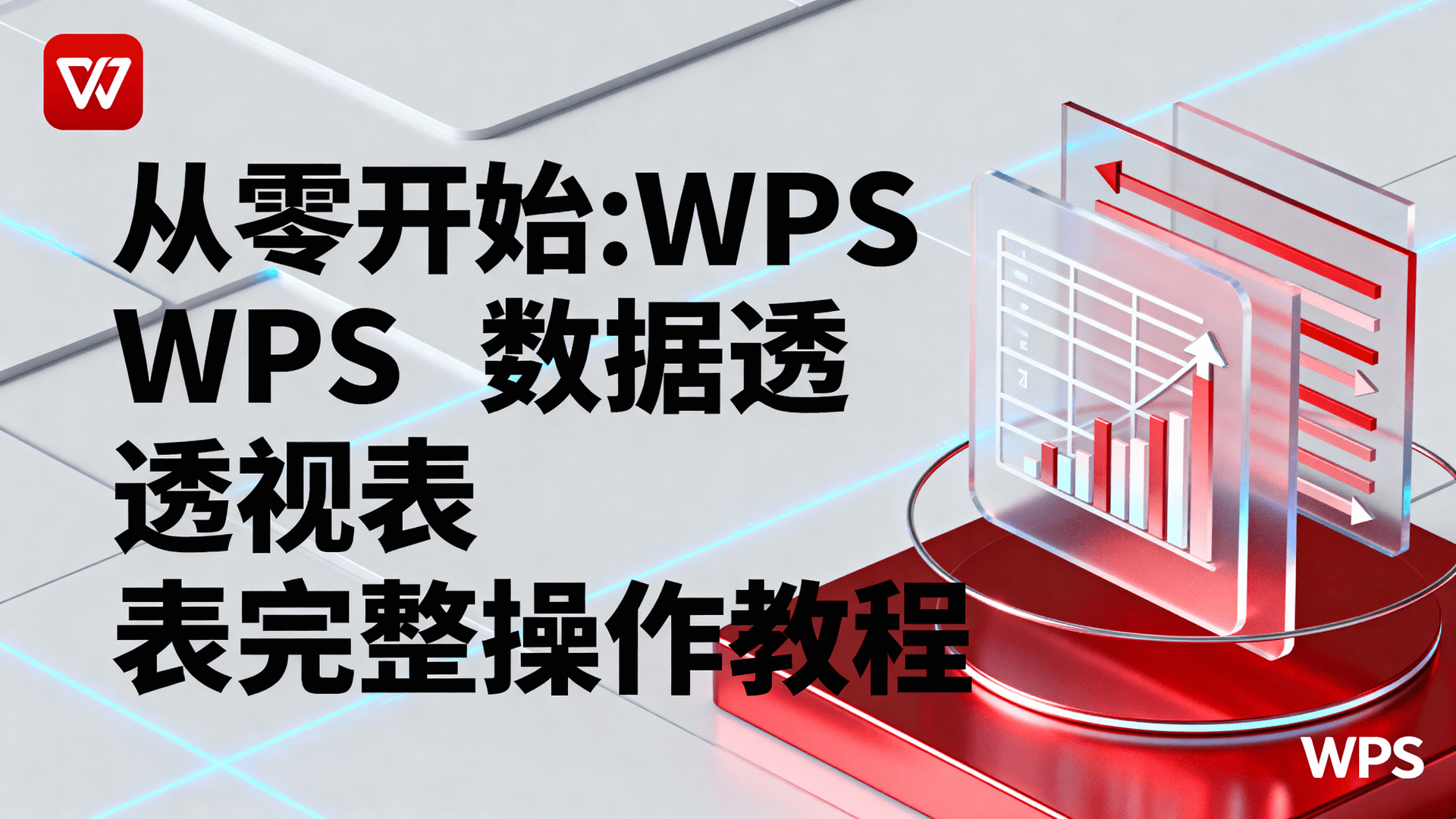 从零开始：WPS 数据透视表完整操作教程